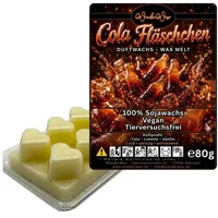 WonderWax Duftwachs WonderWax® Duftwachs 6 Herzen, (Cola Fläschchen), Duftrichtung: Cola Fläschchen
