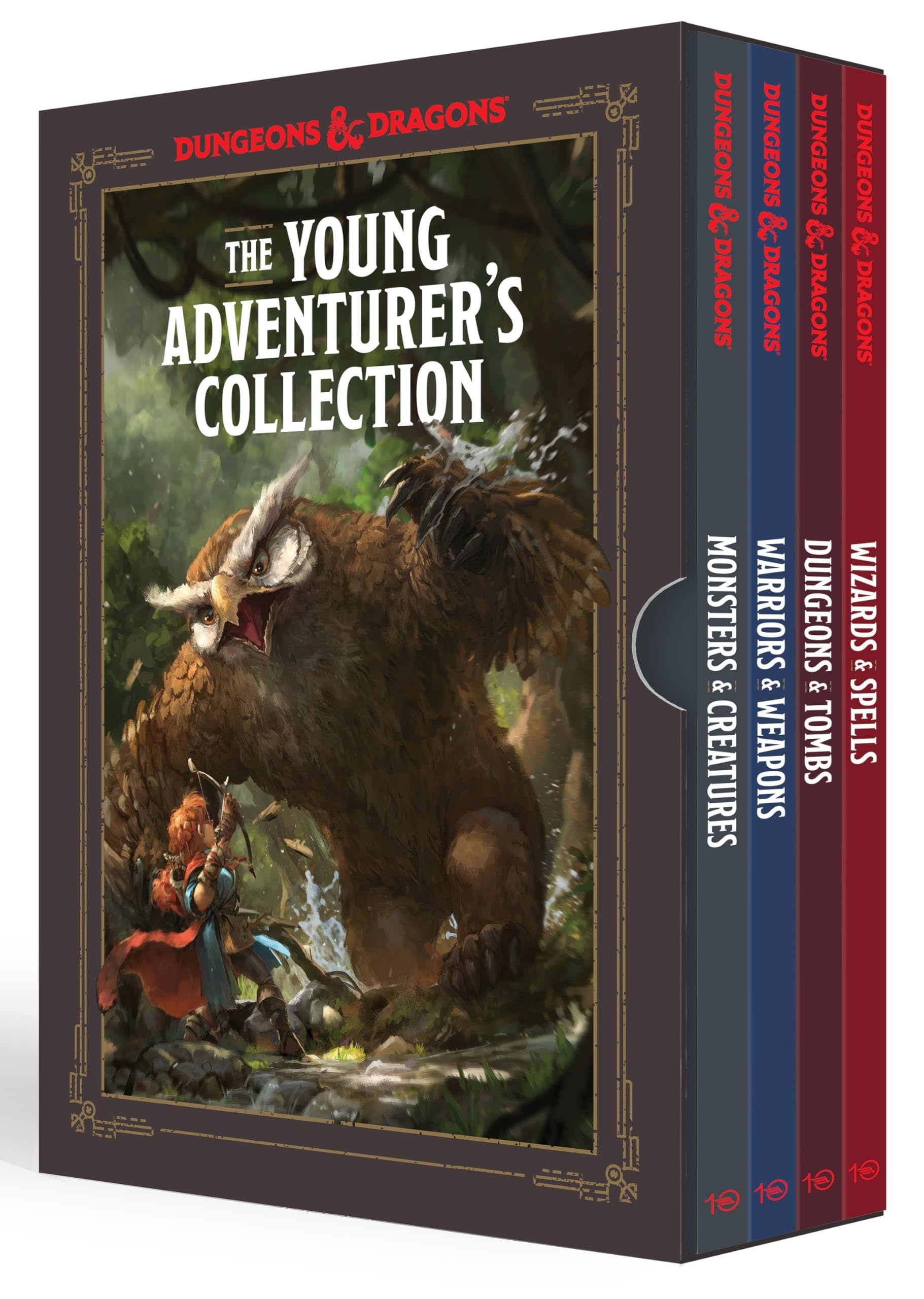 The Young Adventurer's Collection Box Set 1 [Dungeons & Dragons 4 Books]: Monsters & Creatures, Warriors & Weapons, Dungeons & Tombs, and Wizards & ... & Dragons Young Adventurer's Guides)