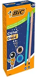 BIC Kugelschreiber Gemischt 0,32 mm Mittlere Strichstärke Nachfüllbar 20 Stück