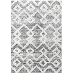 Modern Designer Elegante Teppich, Hoch-Tief Effekt 3D Boho Teppich, Pflegeleicht