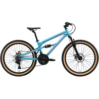 Bikestar Fully MTB Alu 24 Zoll RH 33 cm