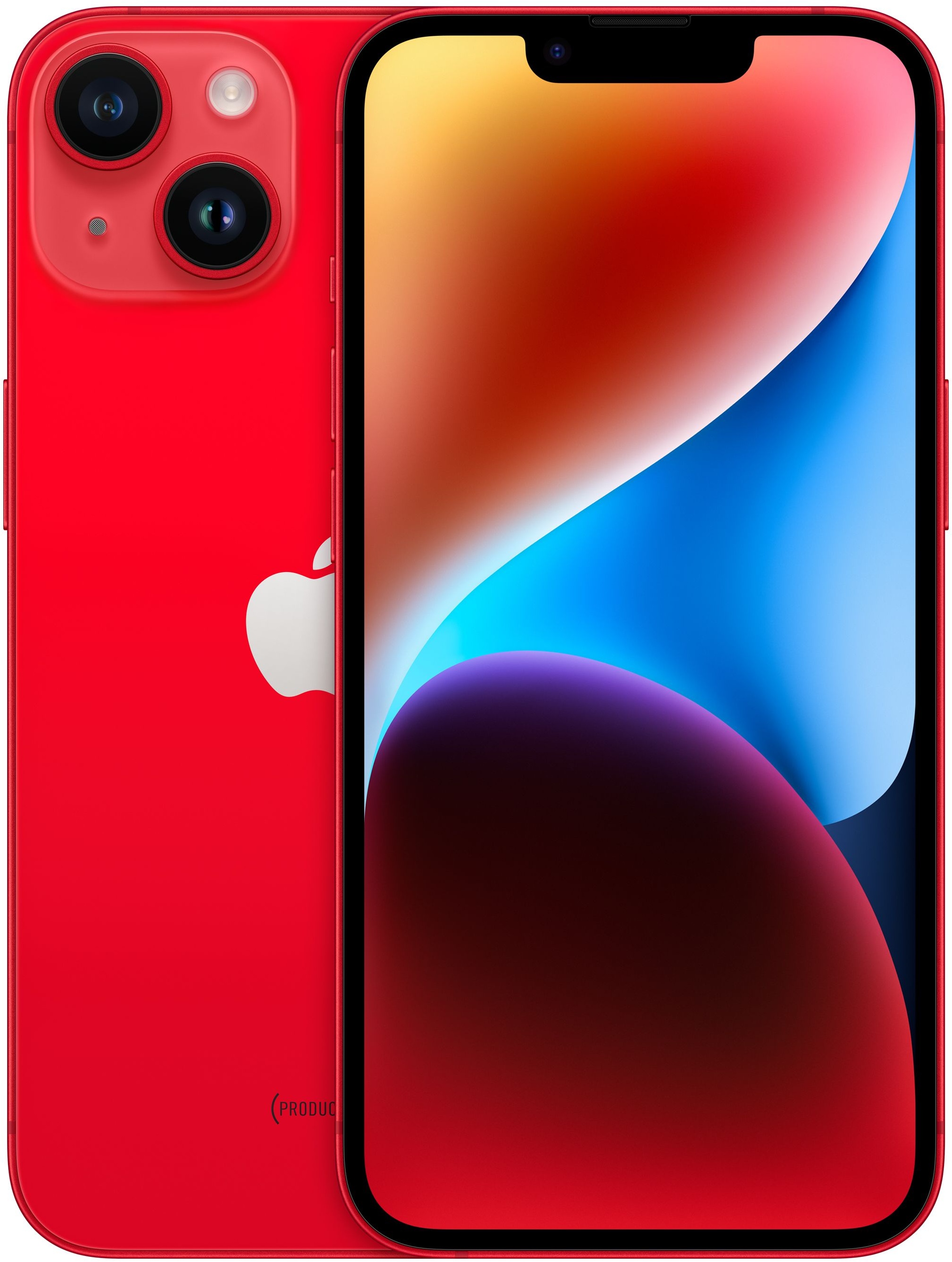iPhone 14 5G Smartphone 15,5 cm (6.1 Zoll) 128 GB IOS 12 MP Dual Kamera Dual Sim (Rot)