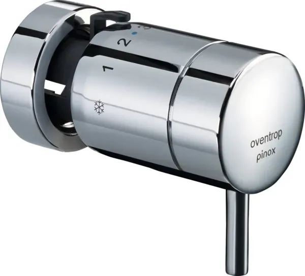 Oventrop Einhebel-Thermostat 1012175 mit Klemmverbindung, ohne Nullstellung, verchromt