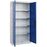 C+P Flügeltürenschrank Serie 89, 1950x930x400mm, 7035/5010