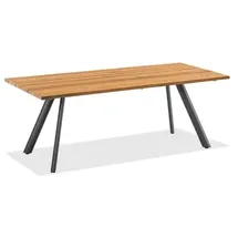 Niehoff Noah Gartentisch 160 x 95 x 76 cm Teak geölt/braun