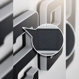 Paulmann Solar LED Hausnummernleuchte Buchstabe D Schwarz