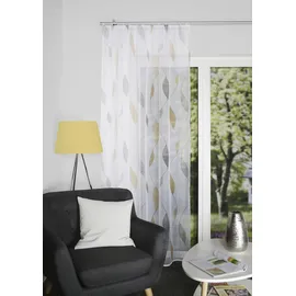 HOME WOHNIDEEN Kräuselbandschal ¦ gelb ¦ Maße (cm): B: 140 H: 145