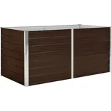 vidaXL Hochbeet 160 x 80 x 77 cm Braun