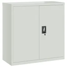vidaXL Aktenschrank 90 cm x 40 cm x 19,5 cm grau