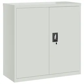 vidaXL Aktenschrank 90 cm x 40 cm x 19,5 cm grau