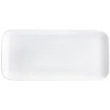 Kahla 207745A90020C Pronto Tablett rechteckig 20 x 9 cm | weißer Servierteller aus Porzellan