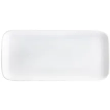 Kahla 207745A90020C Pronto Tablett rechteckig 20 x 9 cm | weißer Servierteller aus Porzellan