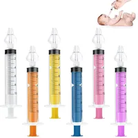 6 Stück Baby Nasendusche, Wiederverwendbare Nasenreiniger, 10ml Nasenspülung Kinder Tragbares, Nasenreinigungs, Nasenwaschreiniger, Sicherer und Komfortabel,nasendusche baby
