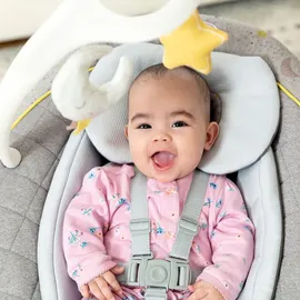 Graco All WaysTM Soother elektrische Babyschaukel und Wippe, ab Geburt bis 9 Monate (9 kg), mit Vibration und einstellbarer Schaukelgeschwindigkeit, Little Adventures