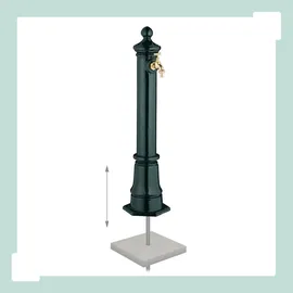 Relaxdays Standbrunnen antik 80 cm dunkelgrün