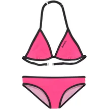 BENCH Triangel-Bikini pink/schwarz 122/128