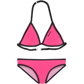 BENCH Triangel-Bikini pink/schwarz 122/128