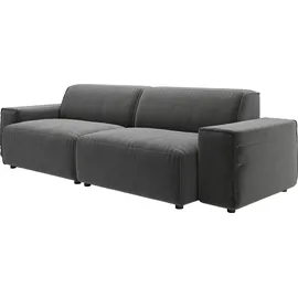 Home Affaire Big-Sofa HOME AFFAIRE "Glimminge auch in Breitcord, Feincord + Easy care-Bezug", grau (anthrazit), B:254cm H:71cm T:101cm, 95% Polyester, 5% Nylon, Sofas, Big-Sofa, besondere Kedernähte Zierkissen