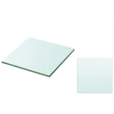 vidaXL Regalboden Glas Transparent 30x30 cm