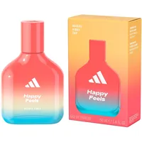 Adidas Vibes Happy Feels Eau de Parfum für alle, lebendig und belebend, langanhaltender Duft, Grapefruit und Jasmin, 50 ml