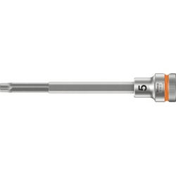Wera 8740 B Zyklop Bitnuss mit 3/8"-Antrieb, mit extra schlankem Profilbereich, 5 x 107 mm