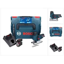 Bosch GST 12V-70 Professional Akku Stichsäge 12 V + 2x Akku 3,0 Ah + Ladegerät + L-Boxx