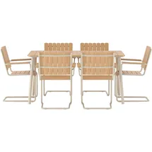 venture home Gartentisch 150 x 90 x 75 cm Beige