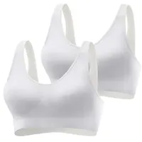 PETITE FLEUR Bralette-BH Damen 2xweiß Gr.S (36/38)