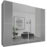 STAUD Schwebetürenschrank Sonett 220 249 x 240 x 68 cm Grau