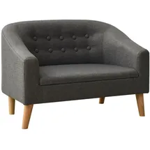 vidaXL Kindersofa Grau Stoff
