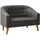 vidaXL Kindersofa Grau Stoff