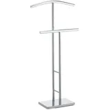 Relaxdays Herrendiener Chrom Silber