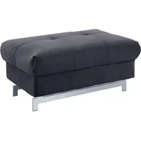 Cotta Hocker "Chef", schwarz, B:100cm H:46cm T:65cm, Struktur (100%