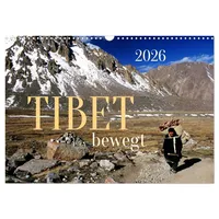 Calvendo Tibet bewegt (Wandkalender 2026 DIN A3 quer), CALVENDO