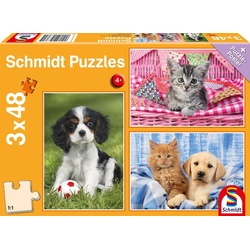 Schmidt Spiele Puzzle Meine liebsten Haustierbabys, 49 Puzzleteile