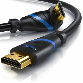 Primewire 8K Premium HDMI Ultra High Speed Kabel 2.1 90° gewinkelt, 7680 x 4320 @ 120 Hz mit DSC - 3m
