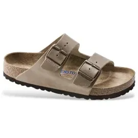 Birkenstock Arizona Weichbettung Naturleder geölt schmal tabacco brown 41