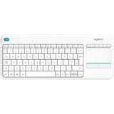 Logitech K400 Plus Wireless Touch Keyboard ES weiß 920-007138