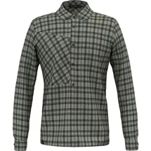 Salewa Fanes Flannel Langarmhemd shadow/dark olive XXL