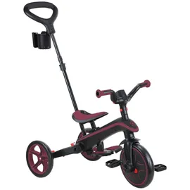 GLOBBER EXPLORER TRIKE FOLDABLE 4in1 dunkelrot – Dunkelrot