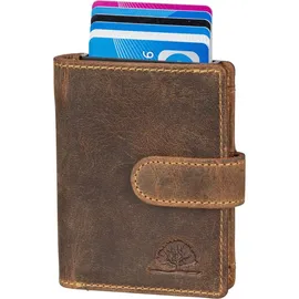 GREENBURRY Vintage Original Geldbörse RFID braun