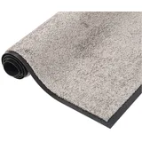 vidaXL Fußmatte 80x120 cm Grau