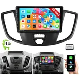 ESSGOO DAB+ 32/64G Für Ford Transit 2015-2018 Android 14 CarPlay GPS Navi Autoradio (DAB+ (optional), 4+64GB(optional), RDS, FM, Carplay Android Auto Bluetooth EQ USB GPS Navi WIFI Touchscreen)