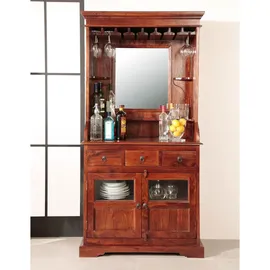Massivmoebel24 Bar 97 x 52 x 193 cm Braun