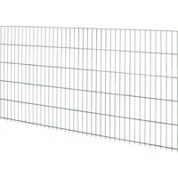 Floraworld Doppelstab-Mattenzaun Comfort  201 x 123 cm moosgrün