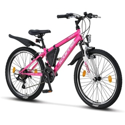 Licorne Bike Guide Premium Mountainbike in 20, 24 und 26 Zoll – Fahrrad für Mädchen, Jungen, Herren und Damen – Shimano 21 Gang-Schaltung, Kinderfahrrad, Kinder
