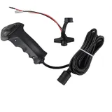 HavenDomicile 3-polige elektrische Seilwinde Fernbedienung Griff Controller mit Kabel für Geländefahrzeuge ATV UTV Auto SUV LKW 12V-48V 500A Strom schwarz rot