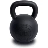 SUPRFIT - Econ Professional Kettlebell 36Kg - Pulverbeschichtete Kugelhantel aus massivem Gusseisen für Fitness, Crossfit & Krafttraining - Schwarze Kettlebells Hantel für Homegym und Fitnessstudios