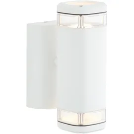 Brilliant Jandy Außenwandleuchte 2flg Up/Down weiß