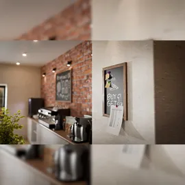 ALLboards Magnetische Kreidetafel 60x40 cm, Holzrahmen